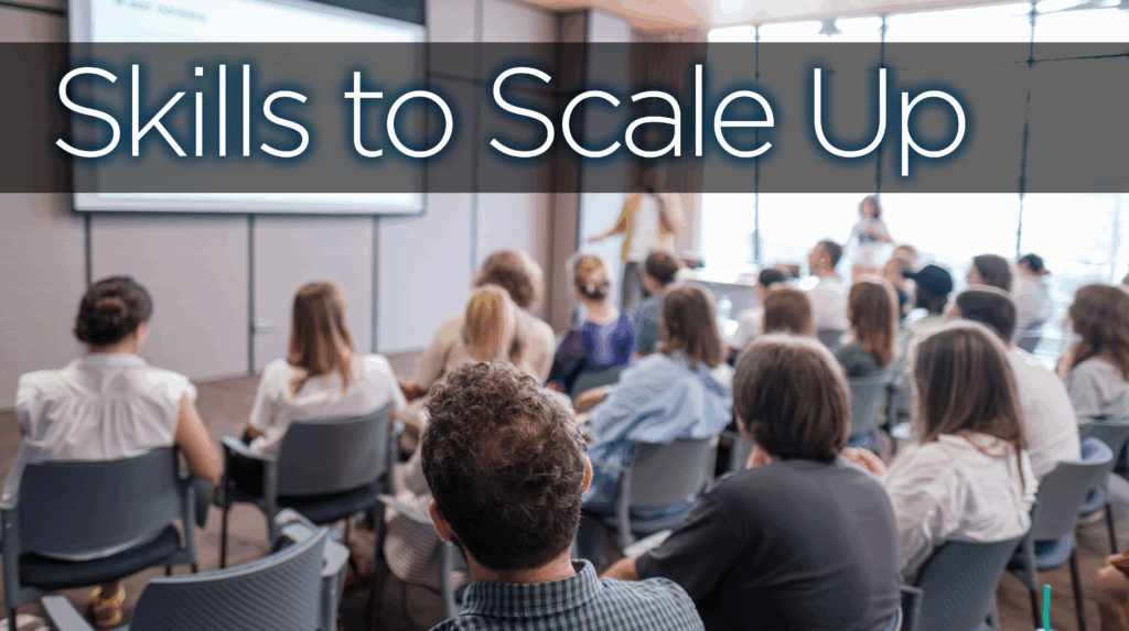 Photo of adults in a classroom as a header for an ED schedule of free courses